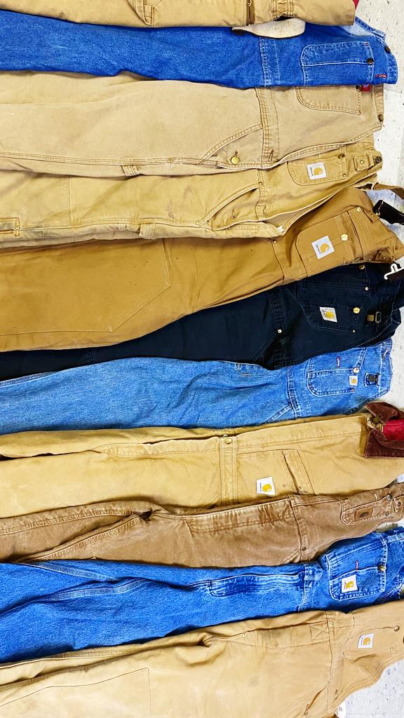 Carhartt and dickies dungarees bundle- 10 pieces