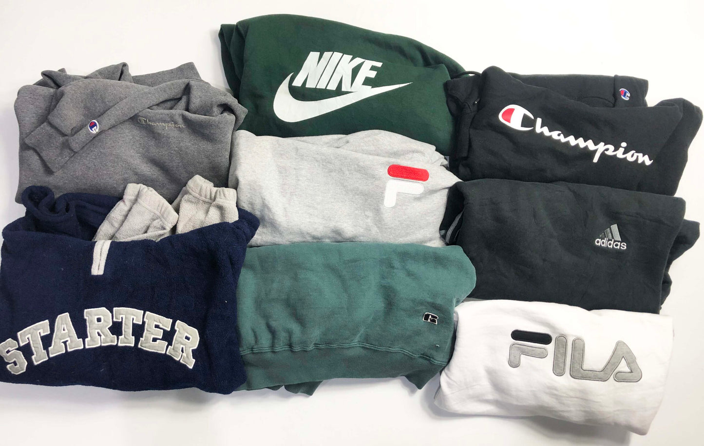 Premium branded hoodies & sweatshirts wholesale bundle- 8 piece