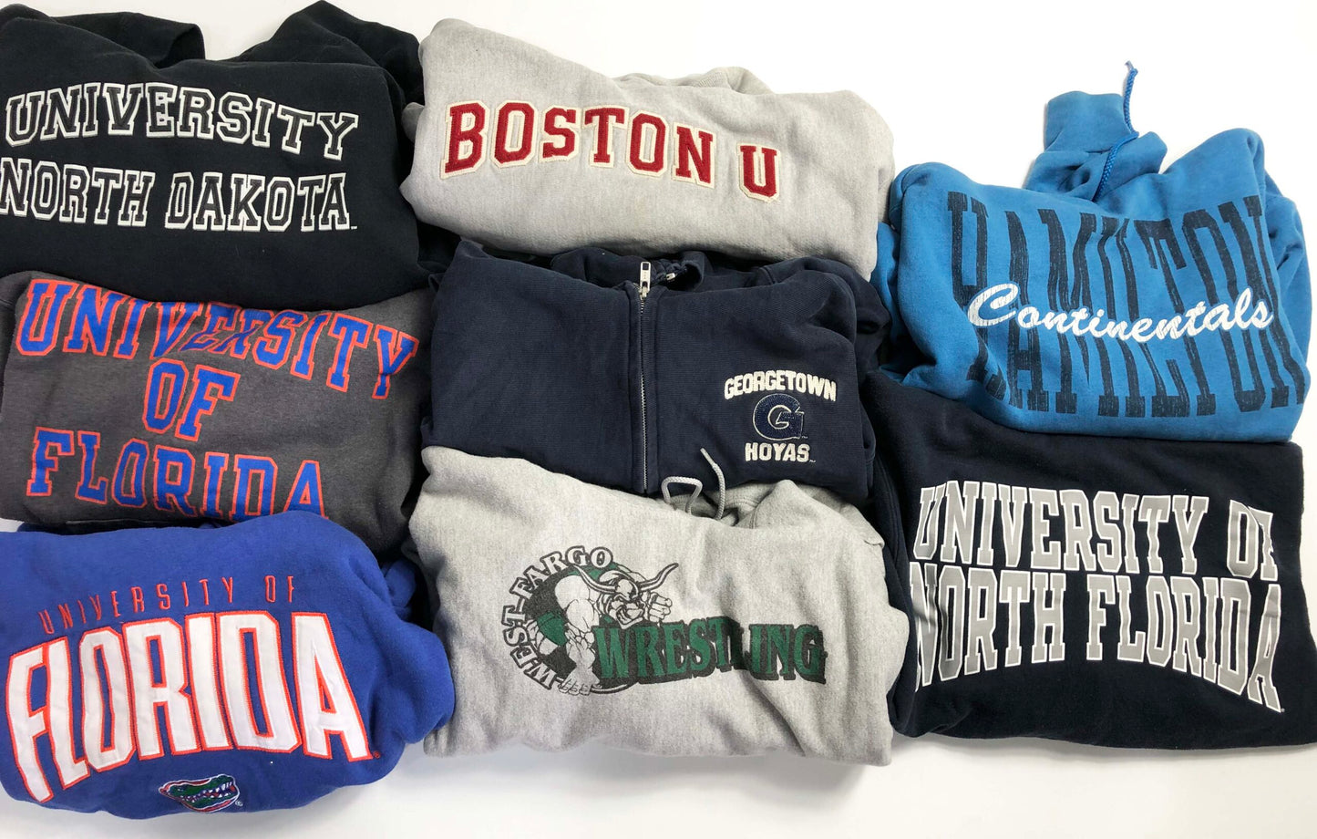 Premium College University Champion Hoodies Wholesale Bundle- 8 piece