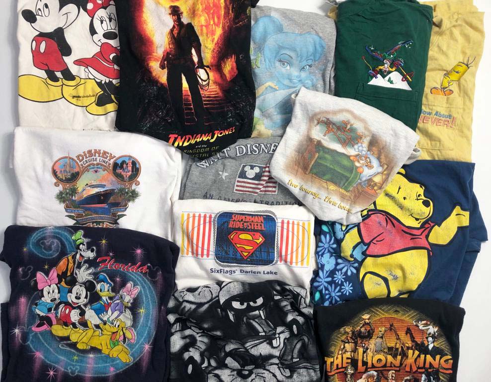 Premium Disney T-Shirts Wholesale Bundle- 13 Piece