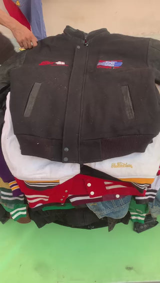 75 varsity jackets ready for sale