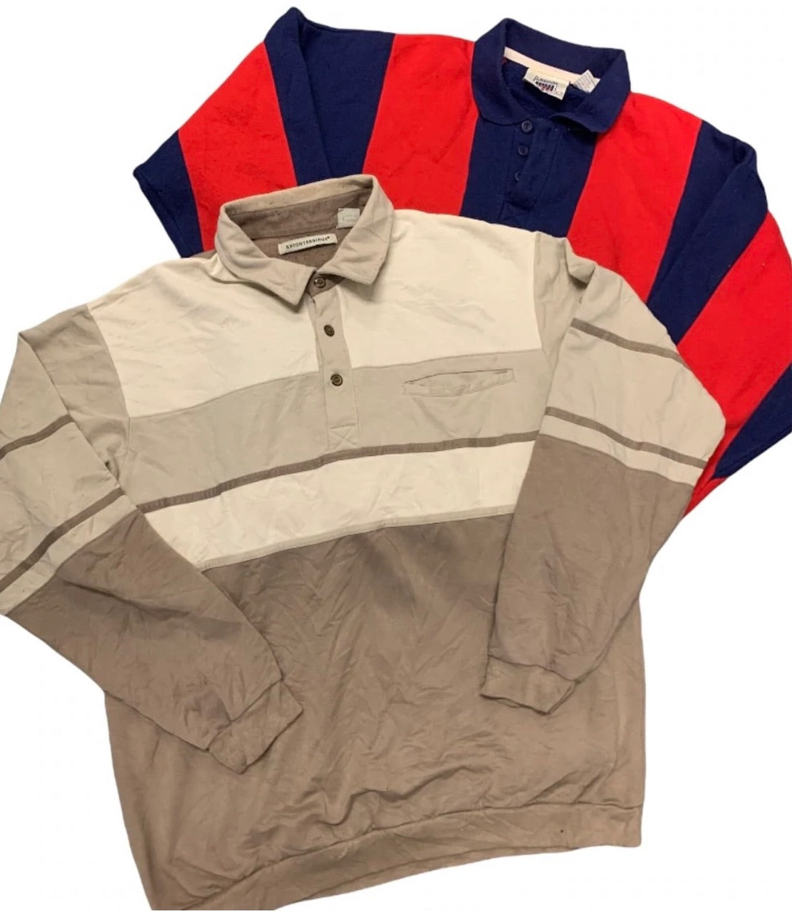 Vintage 1/4 Button Sweatshirts- 10 Pieces