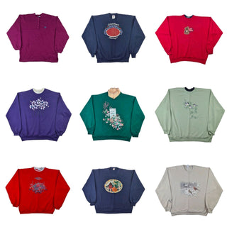 Vintage Retro 1980 Sweatshirts Bundle (40 pcs)