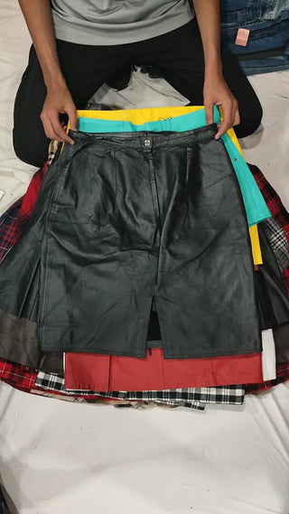 Y2k leather/wool skirts - 30 pieces