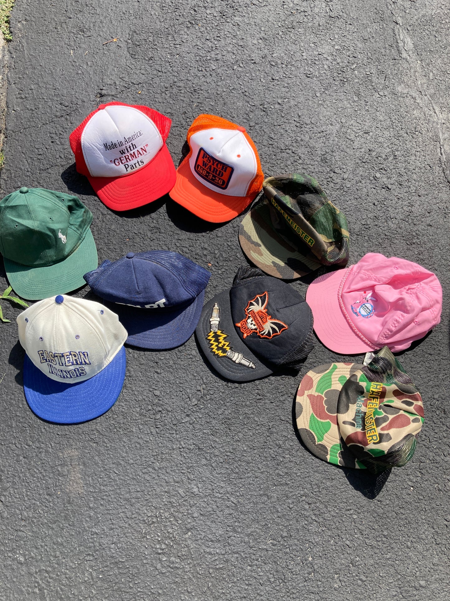 Vintage Trucker Hats/Caps Grade A Bundle (9 pcs)