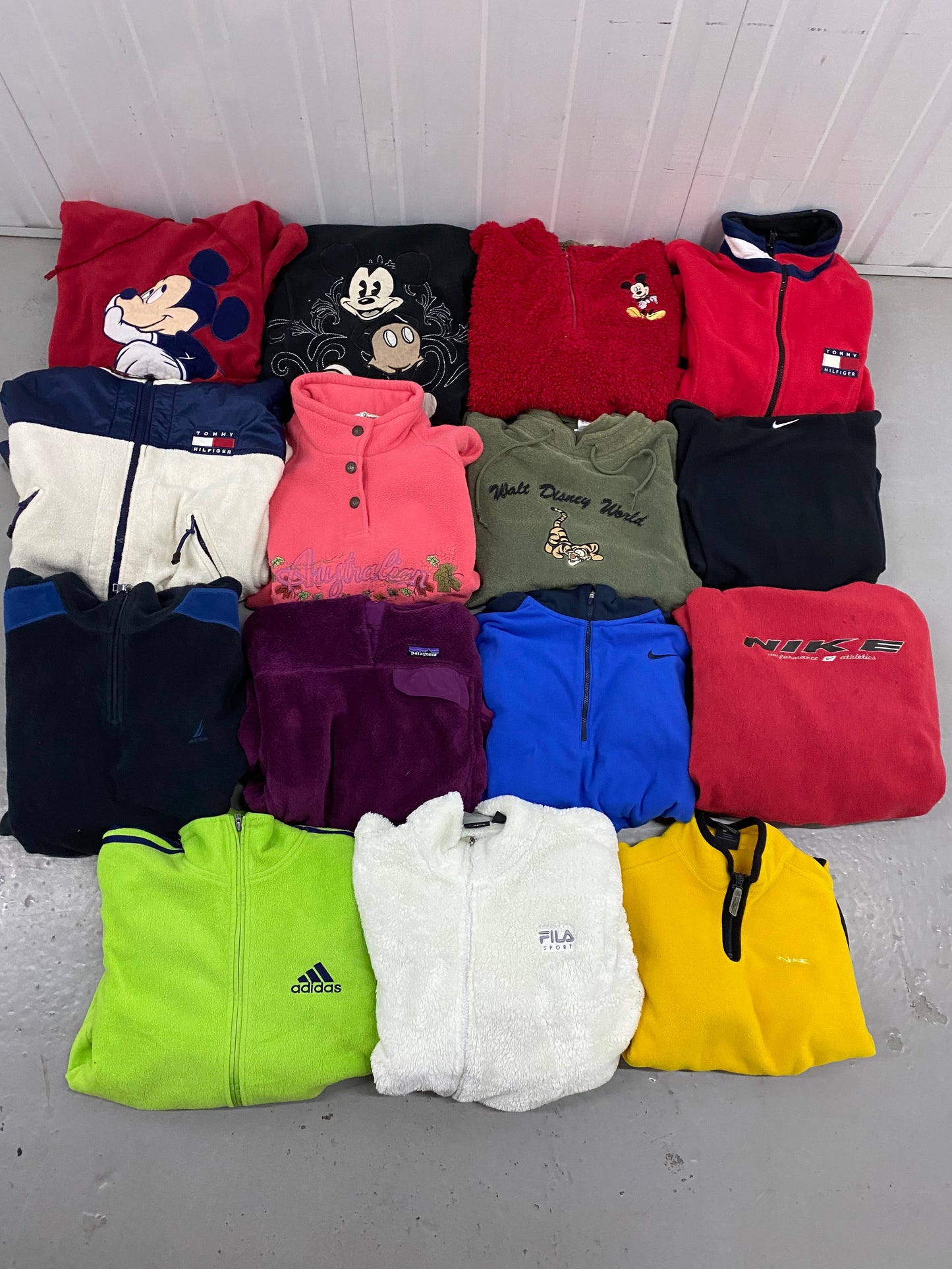 15 x Branded Fleece Including Nike, Adidas & Disney