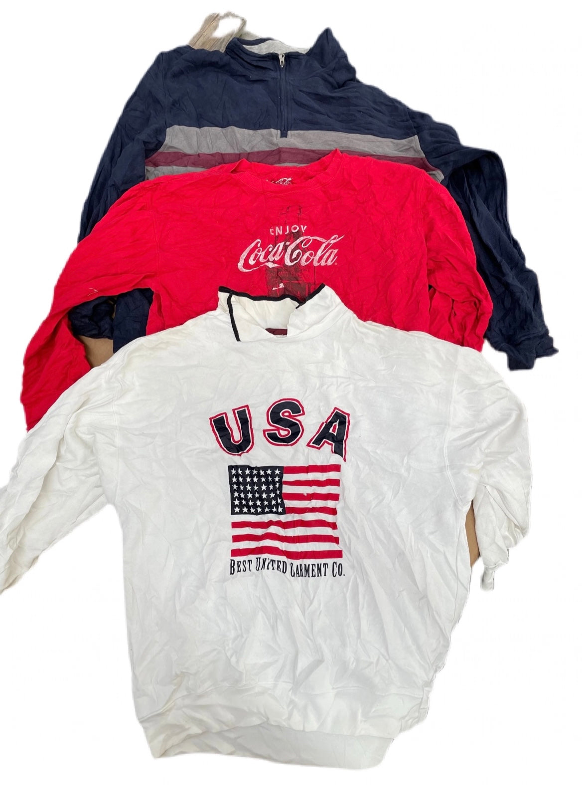 Unsorted sweatshirts Bales