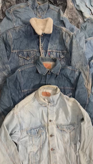 Vintage Denim Jackets 90’s All Mix Brands - 85 Piece