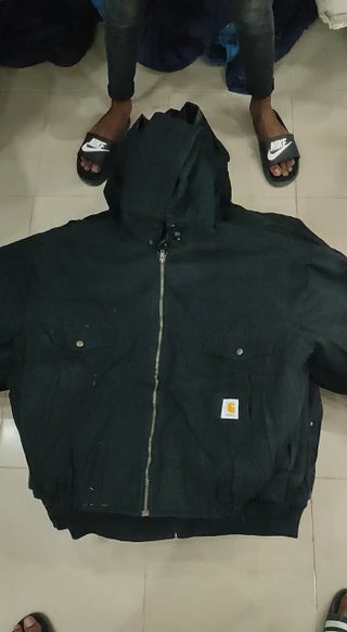 Reworked Carhartt hooded jackets- 30 pcs