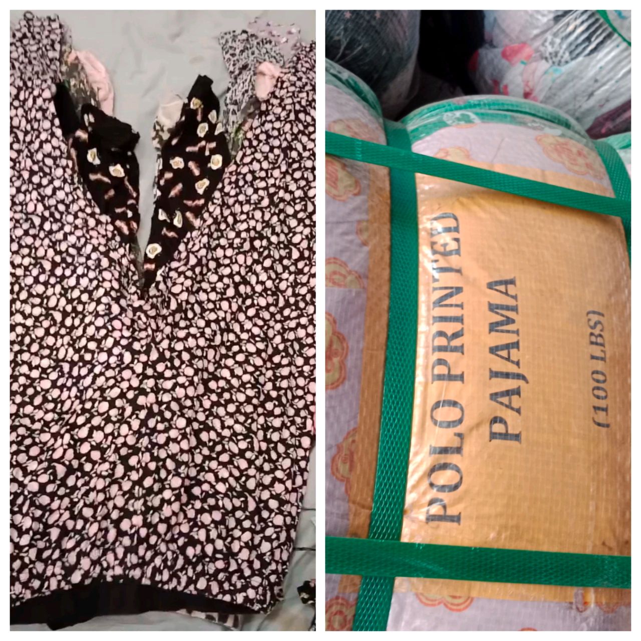 Polo printed pajama  bundle