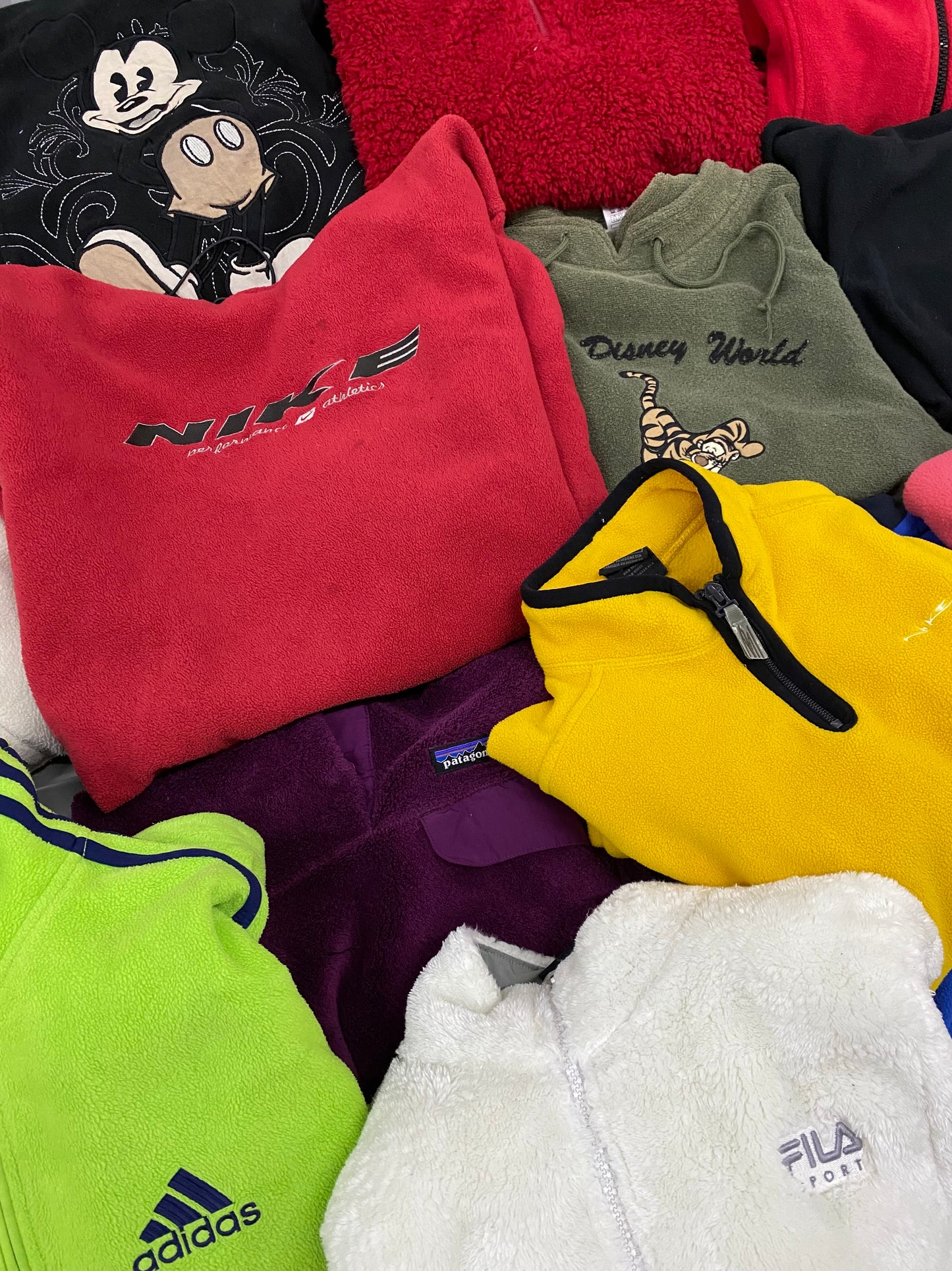 15 x Branded Fleece Including Nike, Adidas & Disney