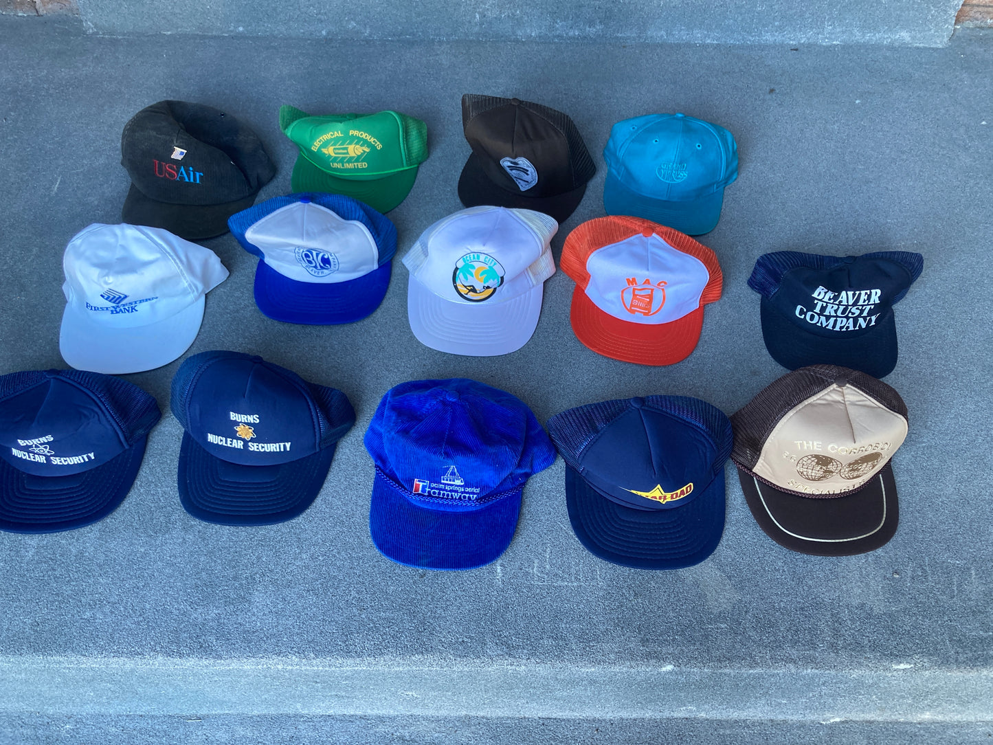 Vintage Trucker Hats/Caps Bundle (14 pcs)