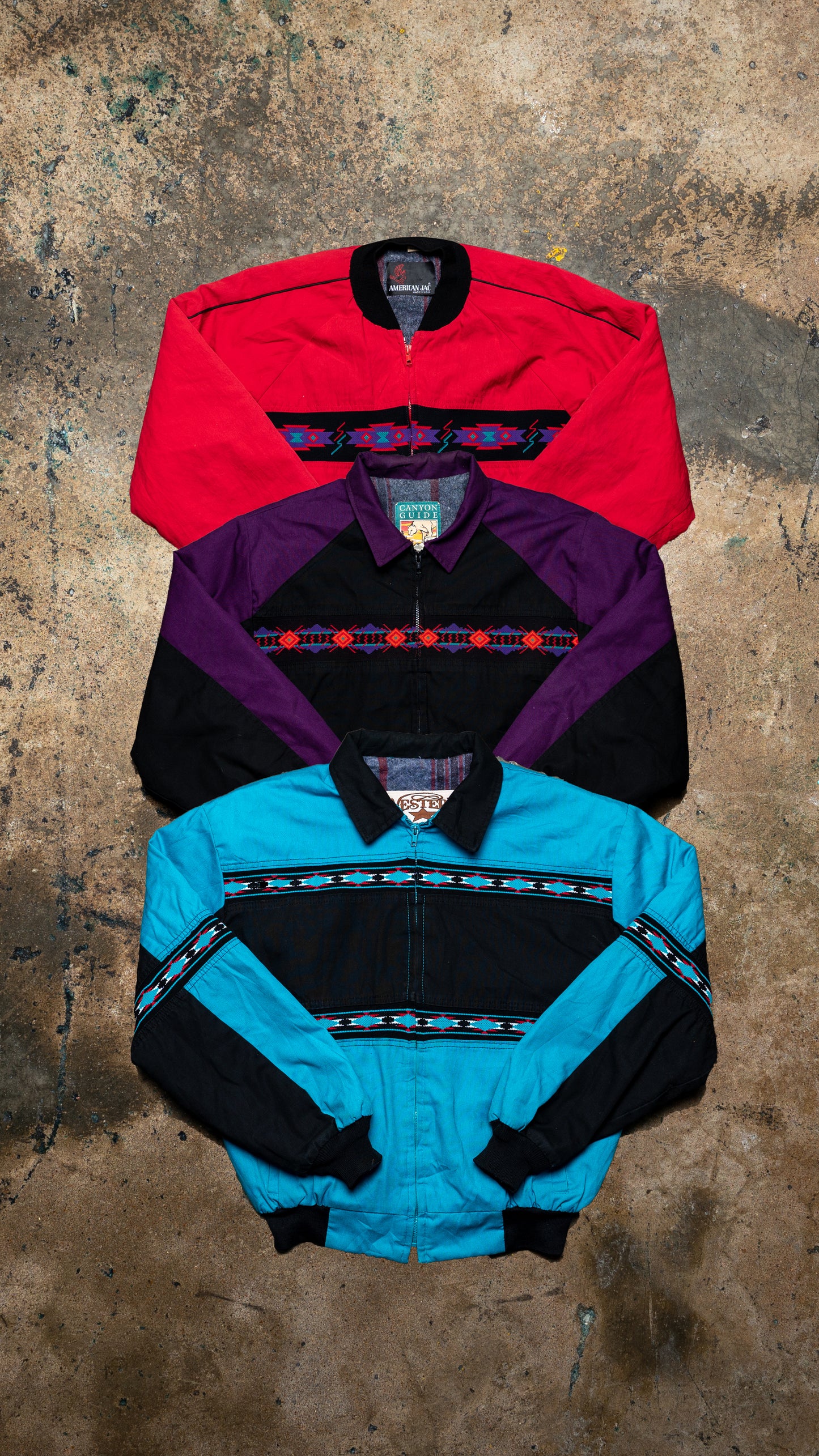 True Vintage Aztec Jacket Mix (10 Pieces)