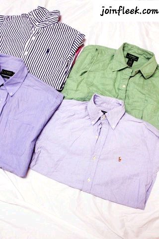 RALPH LAUREN TOMMY HILFIGER MEN SHIRTS - 30 PIECES