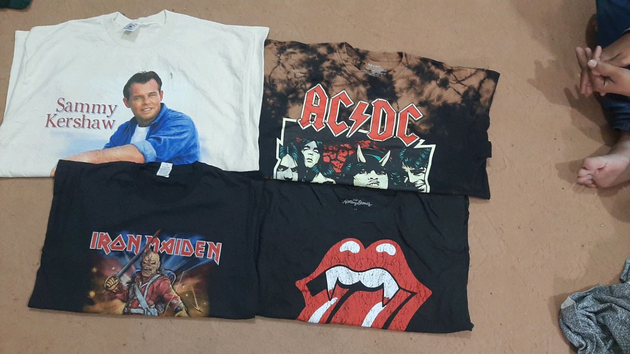 Vintage music printed t-shirt -30 piece
