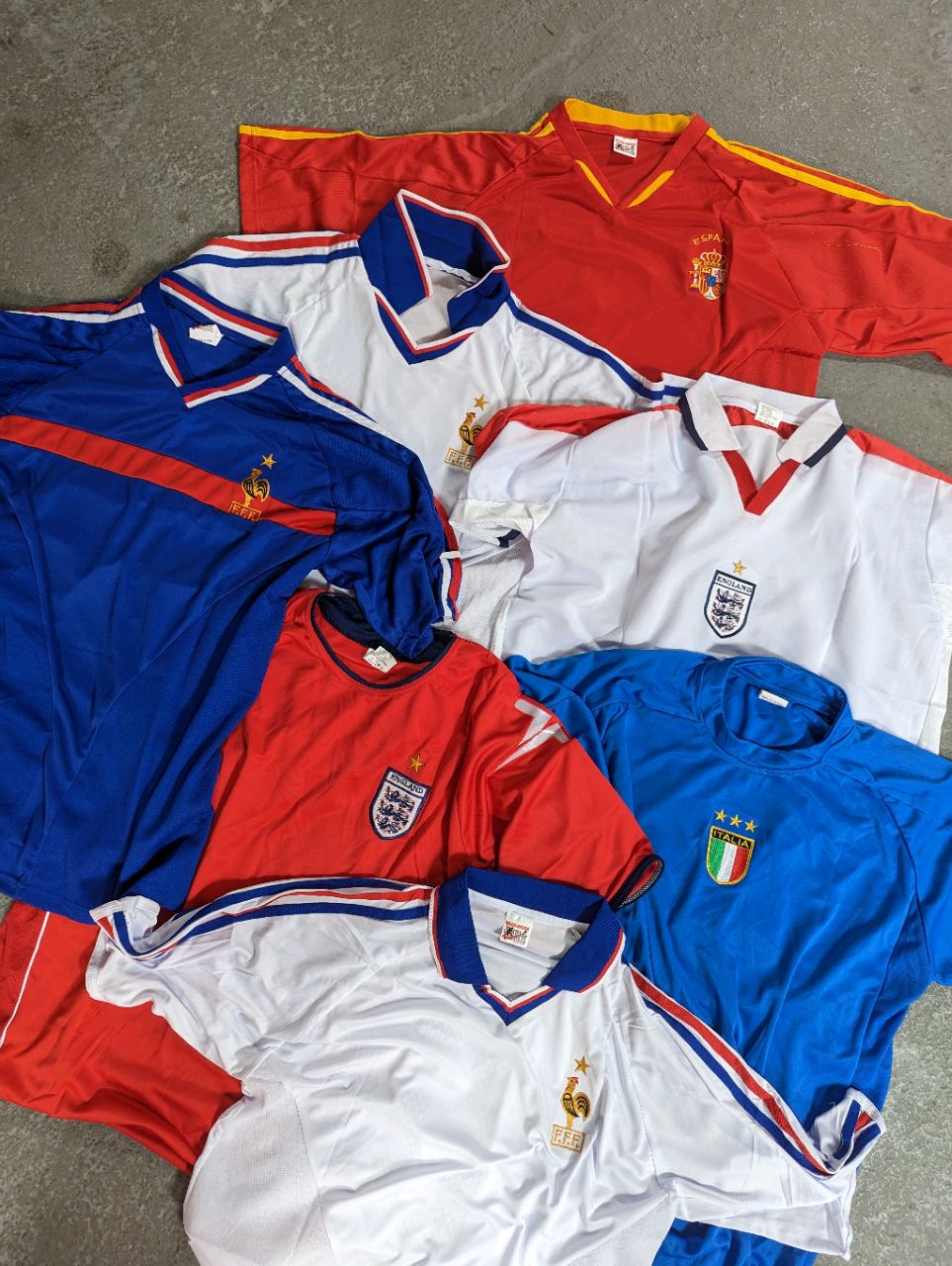 WM 2006 Football Jerseys Unbranded Repro - 25 Pieces