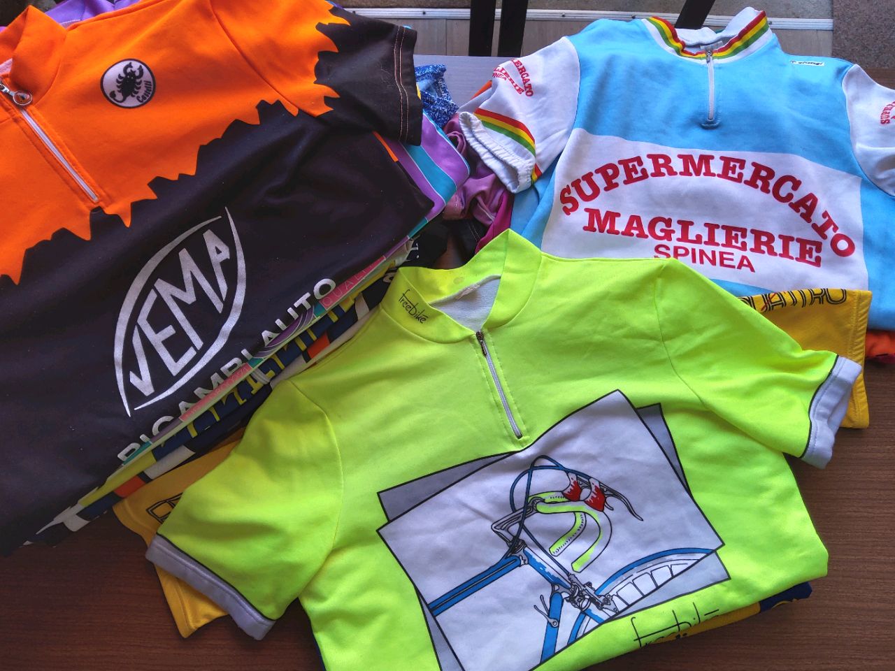 Sport Cycling Vintage Jerseys  80s & 90s Quality Vintage Thick Cycle Clothes