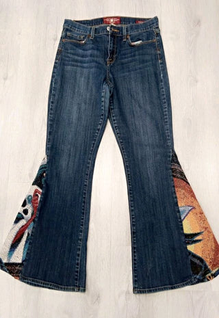 Denim Bell Bottom Jeans Rework - 25pc