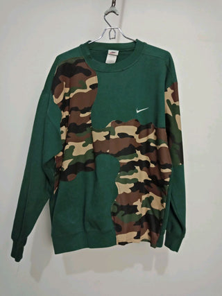 Rework branded army print sweatshirt - 30 pieces