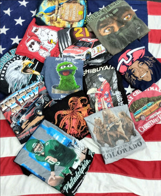 100pc Modern Graphic T-Shirt Bundle
