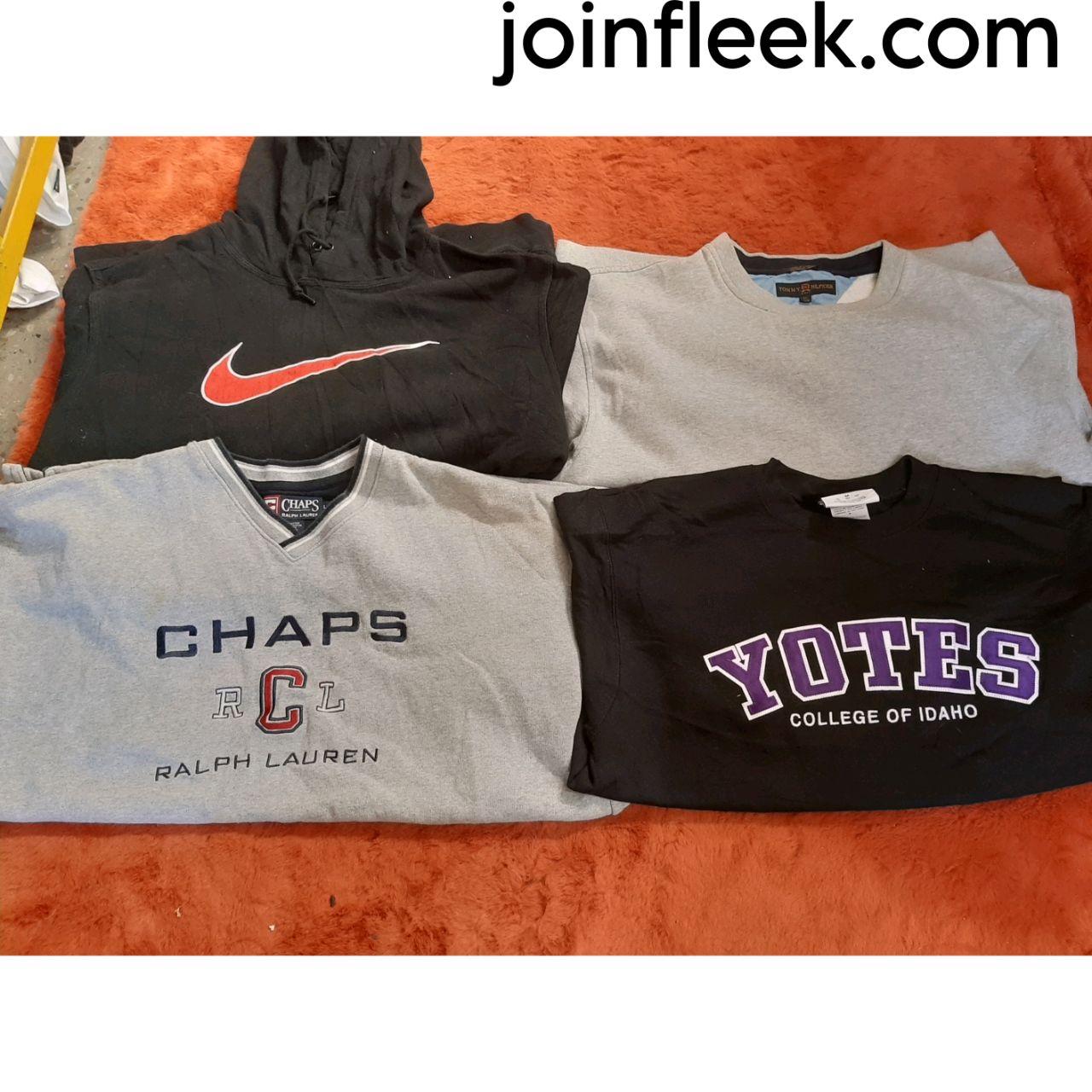 VINTAGE MEN BRANDED SWEATSHIRTS/HOODIE TOPS 30- PIECES