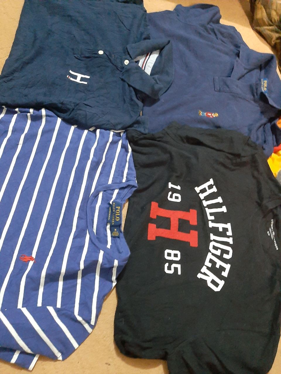 TOMMY HILFIGER VS RALPH LAUREN VINTAGE T-SHIRT -30 pieces