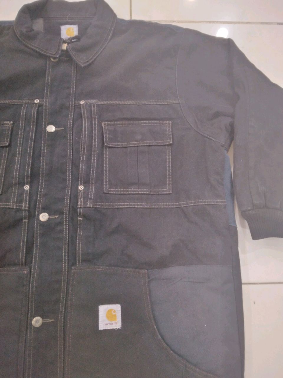 Reworked Tonal Black Carhartt Jacket - 20 piece