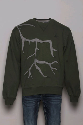 Reworked Branded Sweatshirt with Tree shape insert 25 pieces