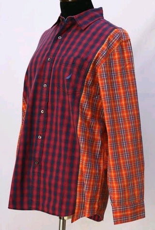 Mens Reworked double color Shirt - 40 piece