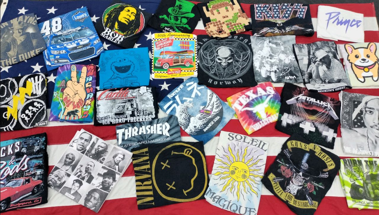 Mix Modern Graphic T-Shirt 200 Pcs