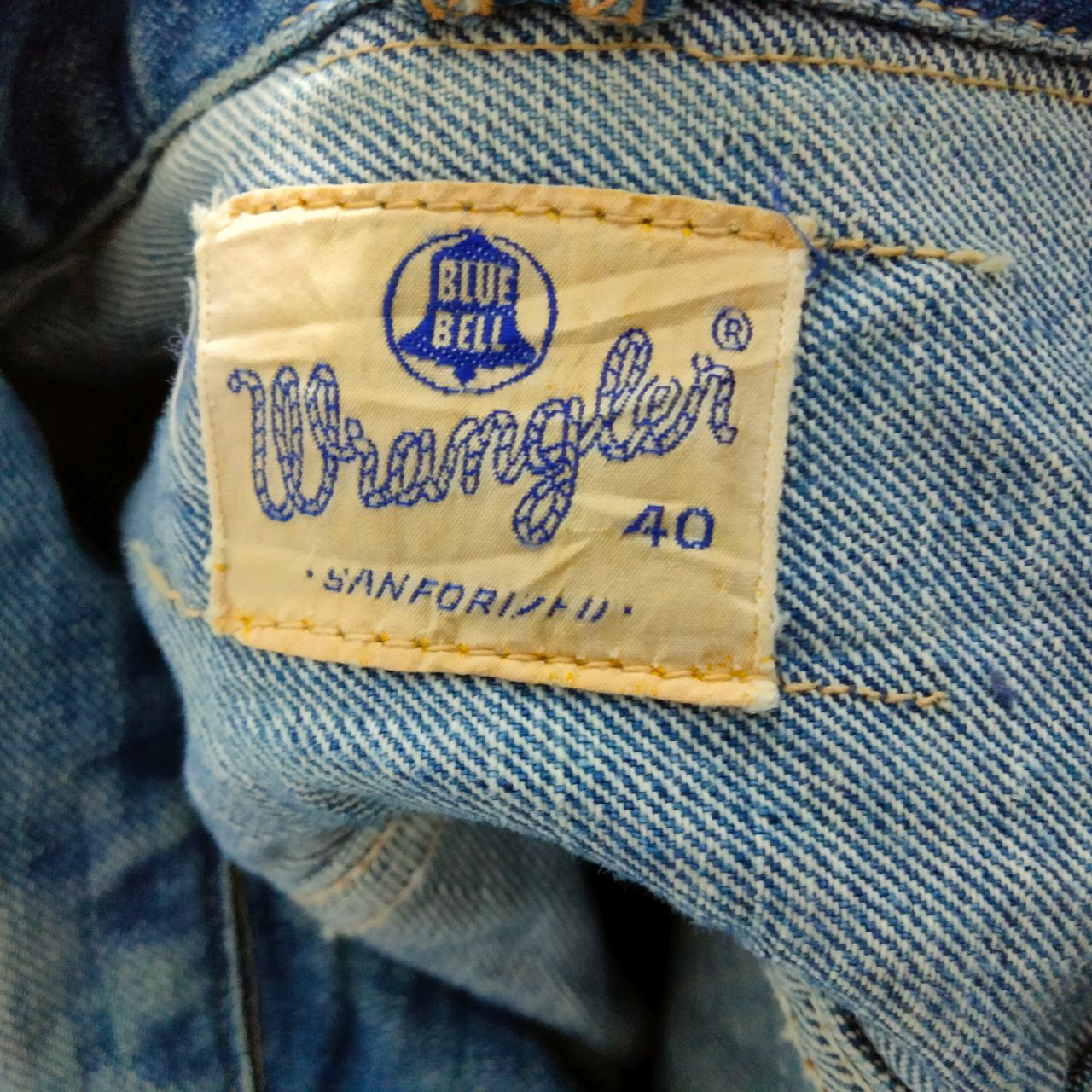 Wrangler Blue Bell Sanforized Jacket late 50's and early 60's RARE Denim
