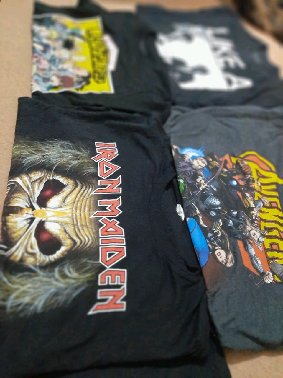 Mixed vintage printed t-shirt 50 pieces