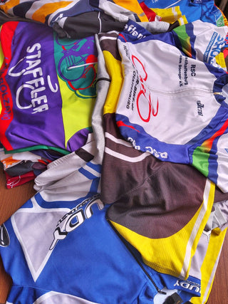 50 x B Grade Ex Display Stock Vintage Sport Cycling Jerseys