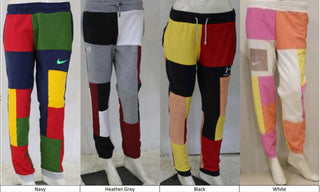 Reworked Men Sweat pant Trousers made using Nike, Puma, Fila, Under Armour, Champion and Other Vintage Trousers, Style # CR204