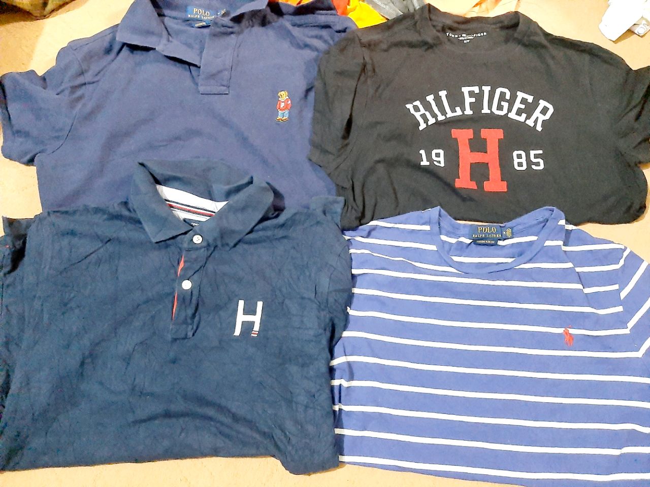 TOMMY HILFIGER VS RALPH LAUREN VINTAGE T-SHIRT -30 pieces